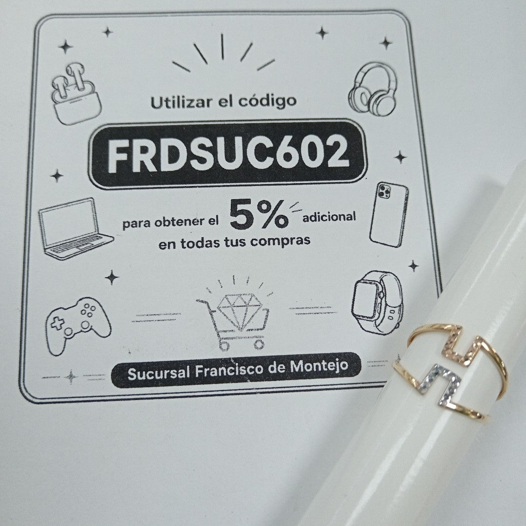 ANILLITO ORO 14 K 1.5 GRMS (SEMINUEVO)
