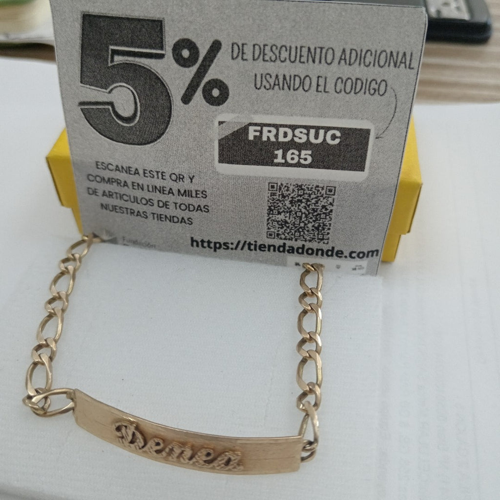 ESCLAVA ORO 10 K 8 GRMS (SEMINUEVO)