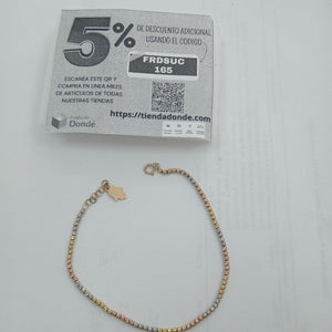 PULSERA ORO 14 K 2.6 GRMS (SEMINUEVO)