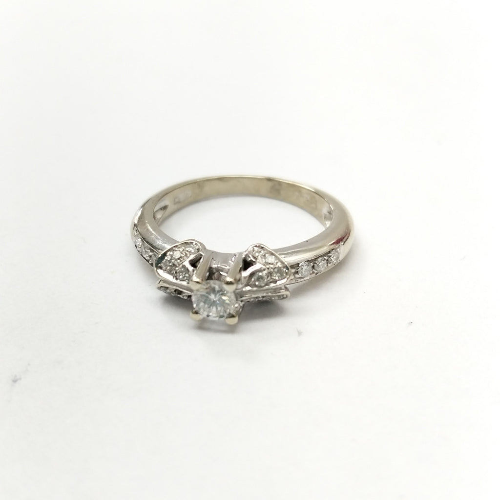 ANILLITO ORO, ORO BLANCO 18 K 4.7 GRMS (SEMINUEVO)