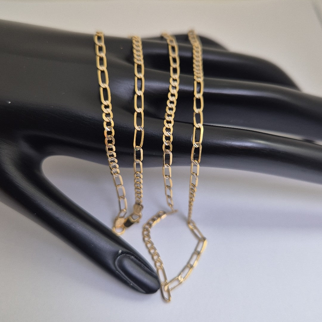 CADENA ORO, RODIADO 14 K 4.8 GRMS (SEMINUEVO)