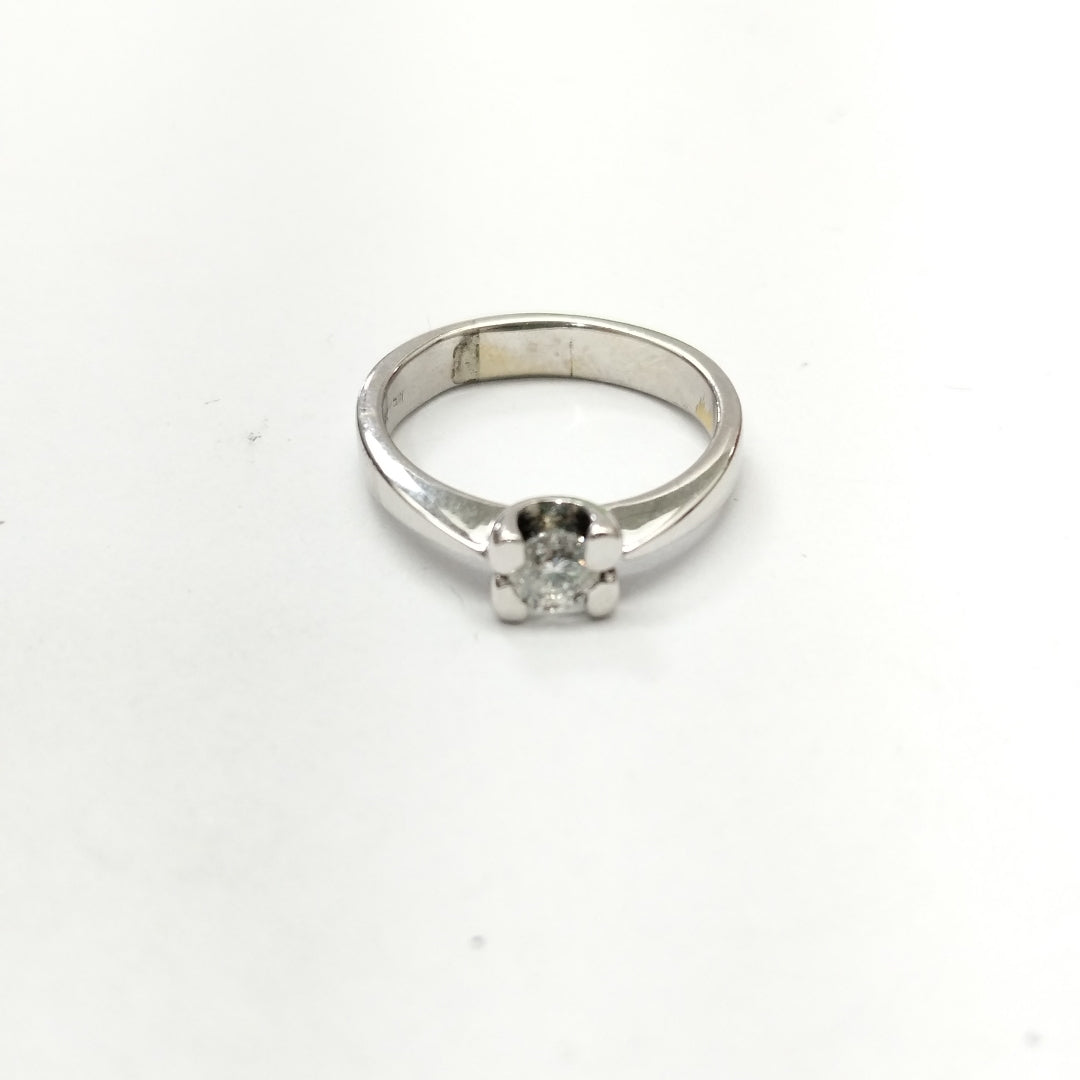 ANILLITO ORO, ORO BLANCO 14 K 4.6 GRMS (SEMINUEVO)