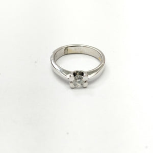 ANILLITO ORO, ORO BLANCO 14 K 4.6 GRMS (SEMINUEVO)