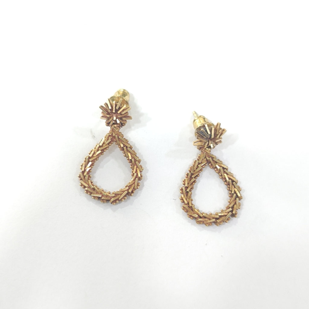 BROQUELES PAR ORO 14 K 3.6 GRMS (SEMINUEVO)