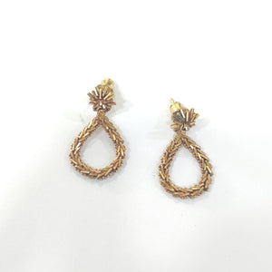 BROQUELES PAR ORO 14 K 3.6 GRMS (SEMINUEVO)