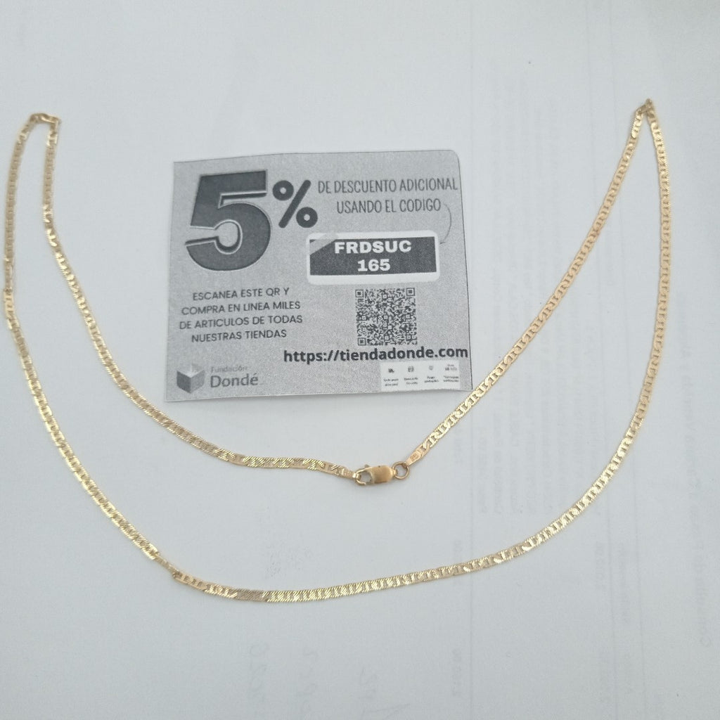 CADENA ORO 14 K 6.9 GRMS (SEMINUEVO)