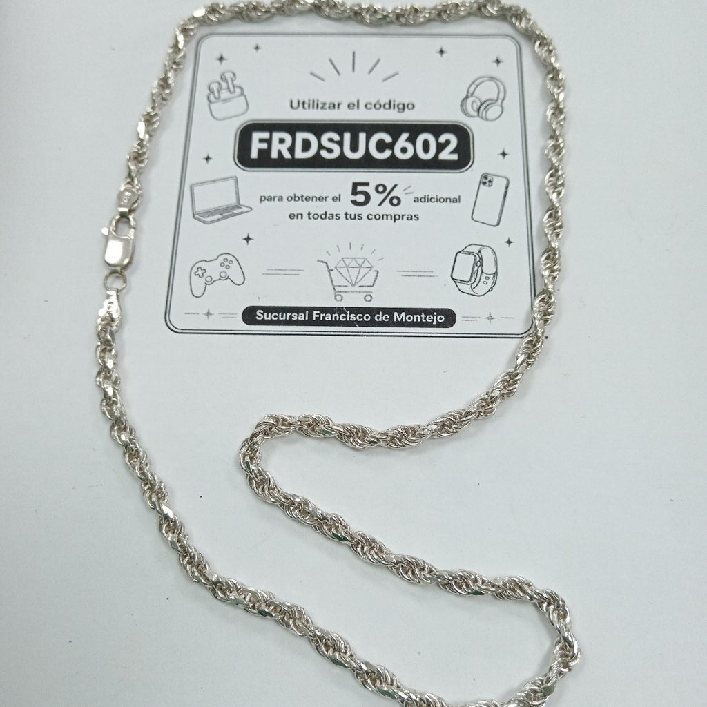 CADENA PLATA 39.2 GRMS (SEMINUEVO)