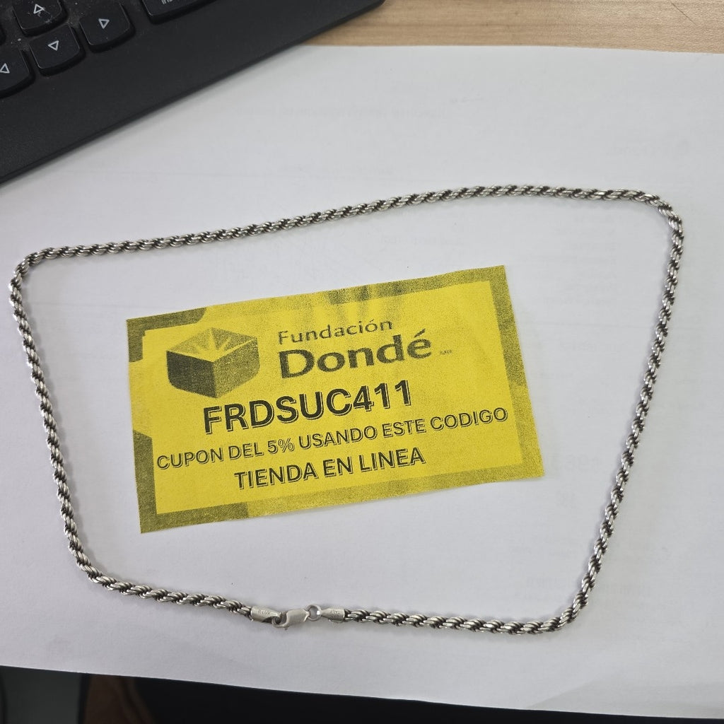 CADENA PLATA 30,00 GRMS (SEMINUEVO)