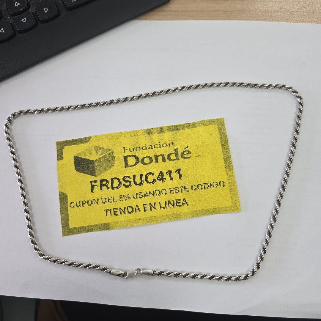 CADENA PLATA 30,00 GRMS (SEMINUEVO)