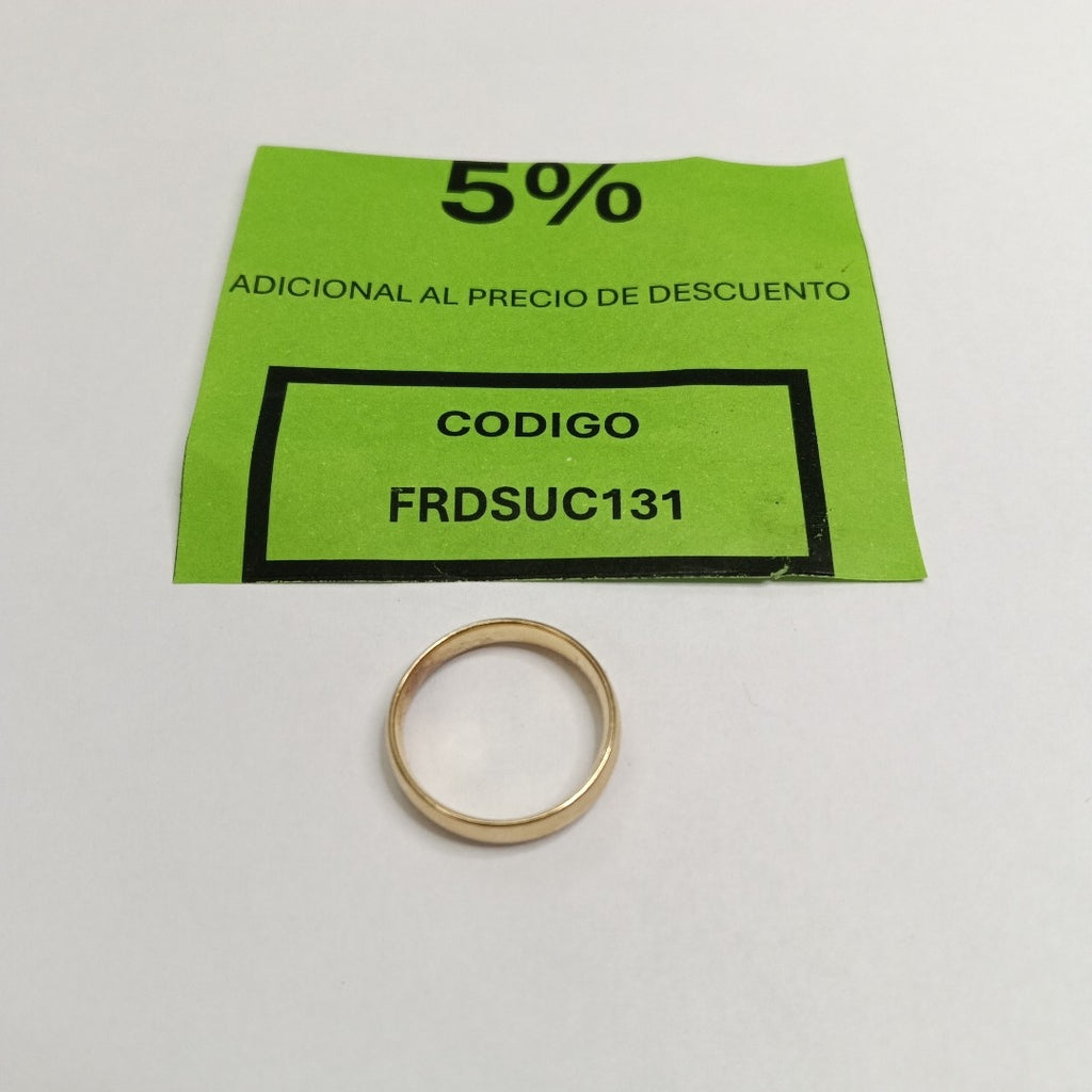 ARGOLLA ORO 10 K 1,90 GRMS (SEMINUEVO)