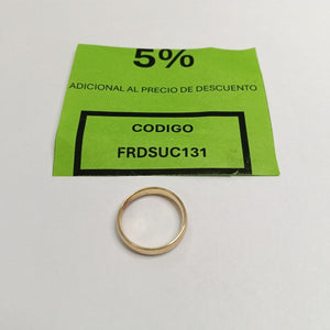 ARGOLLA ORO 10 K 1,90 GRMS (SEMINUEVO)