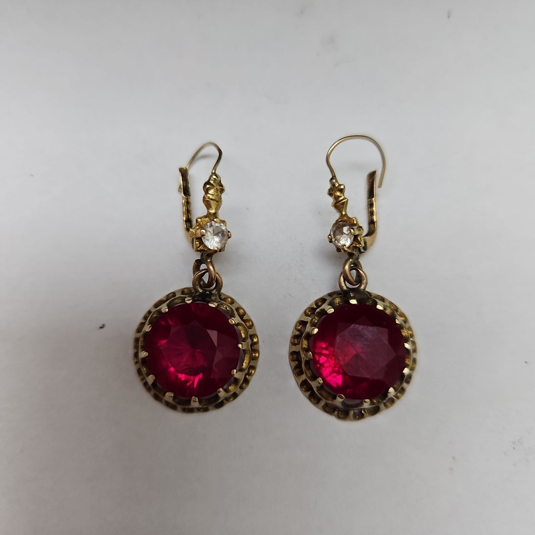 ARETES PAR ORO 8 K 6.4 GRMS (SEMINUEVO)
