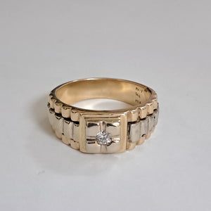 ANILLO ORO 14 K 11.2 GRMS (SEMINUEVO)