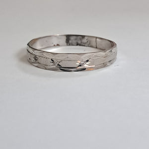 ARGOLLA ORO, ORO BLANCO 14 K 2 GRMS (SEMINUEVO)