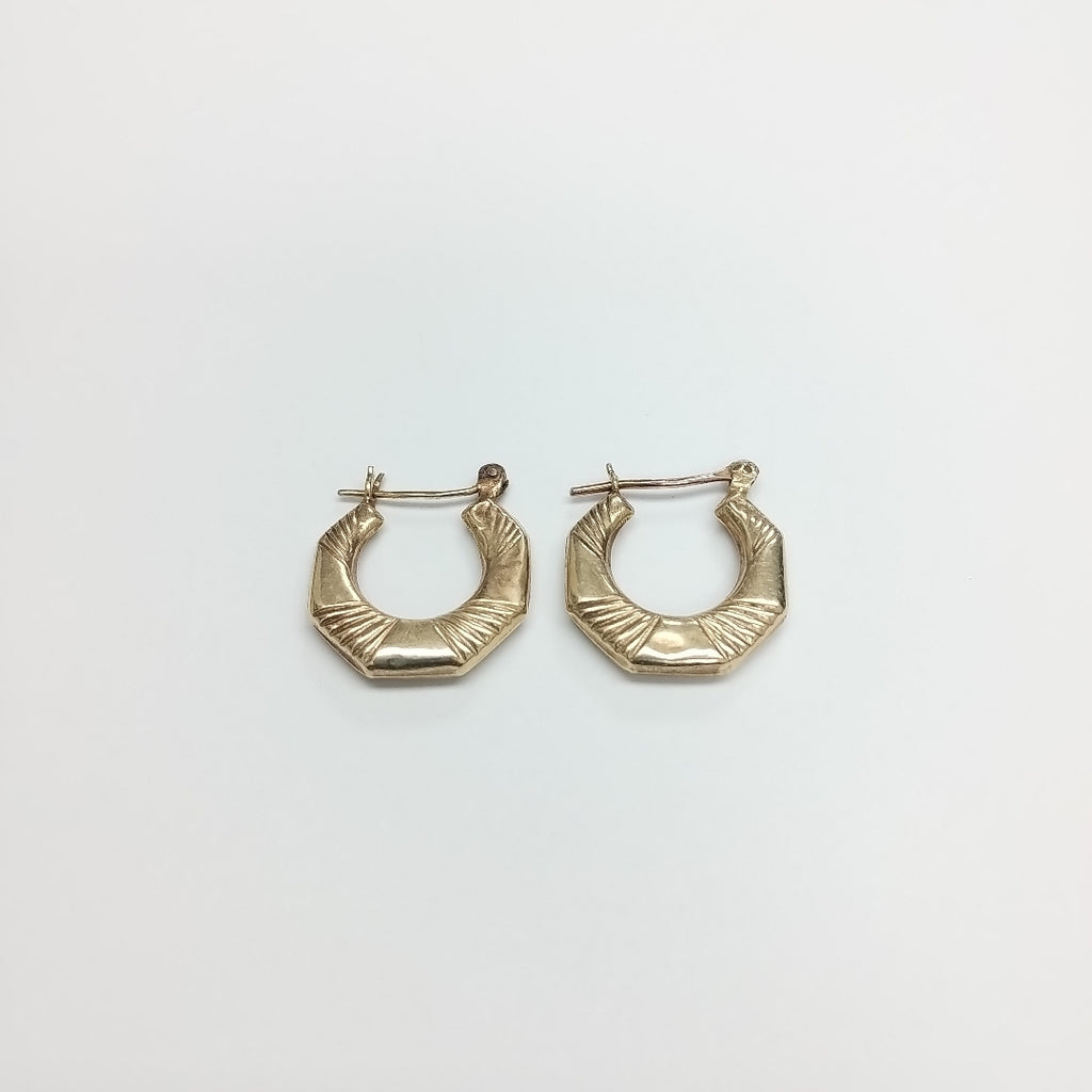 ARRACADAS PAR ORO 14 K 1.2 GRMS (SEMINUEVO)