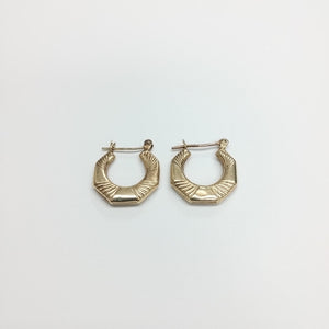 ARRACADAS PAR ORO 14 K 1.2 GRMS (SEMINUEVO)