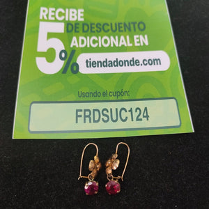 ARETES PAR ORO 8 K 2.3 GRMS (SEMINUEVO)