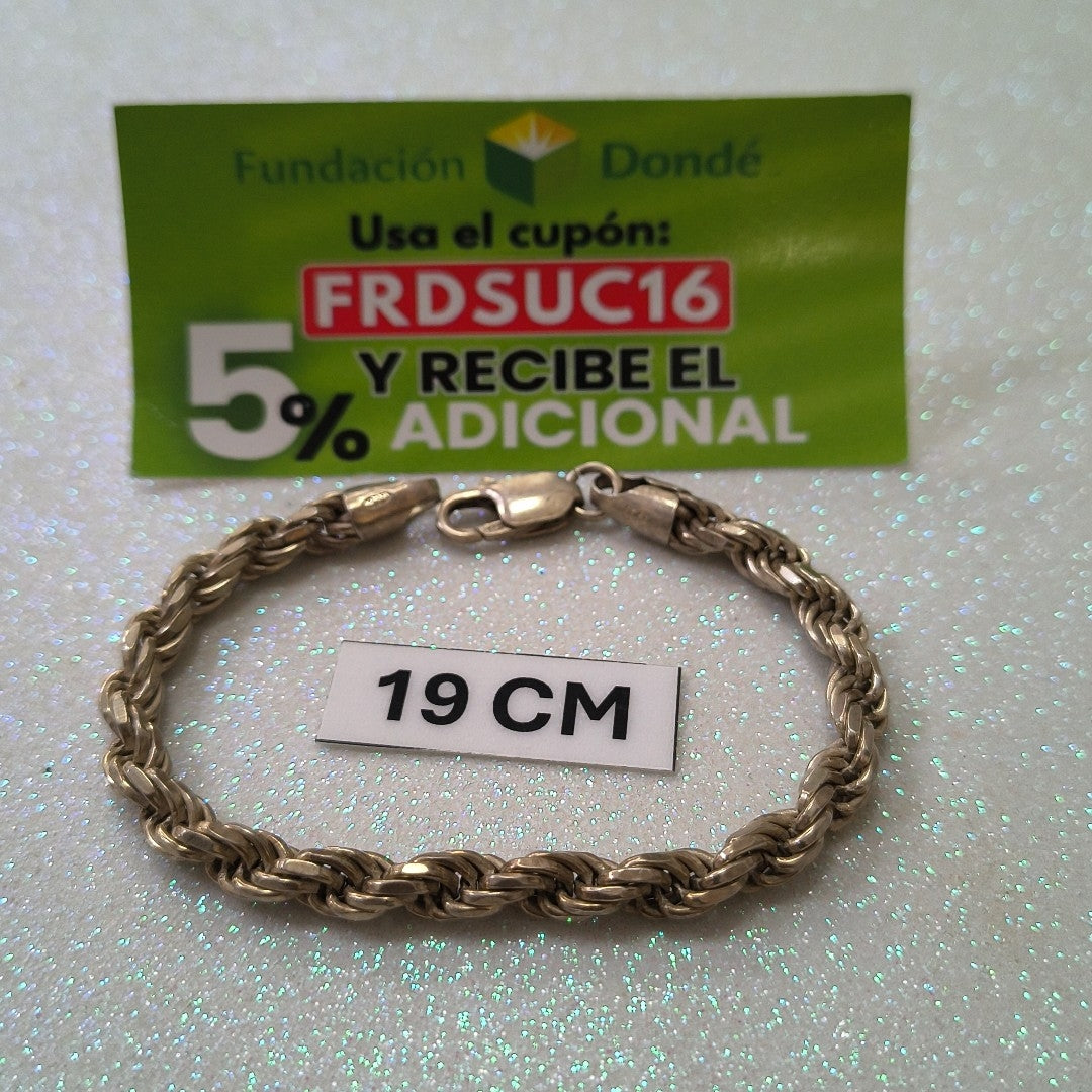 PULSERA PLATA 18,80 GRMS (SEMINUEVO)