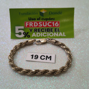 PULSERA PLATA 18,80 GRMS (SEMINUEVO)