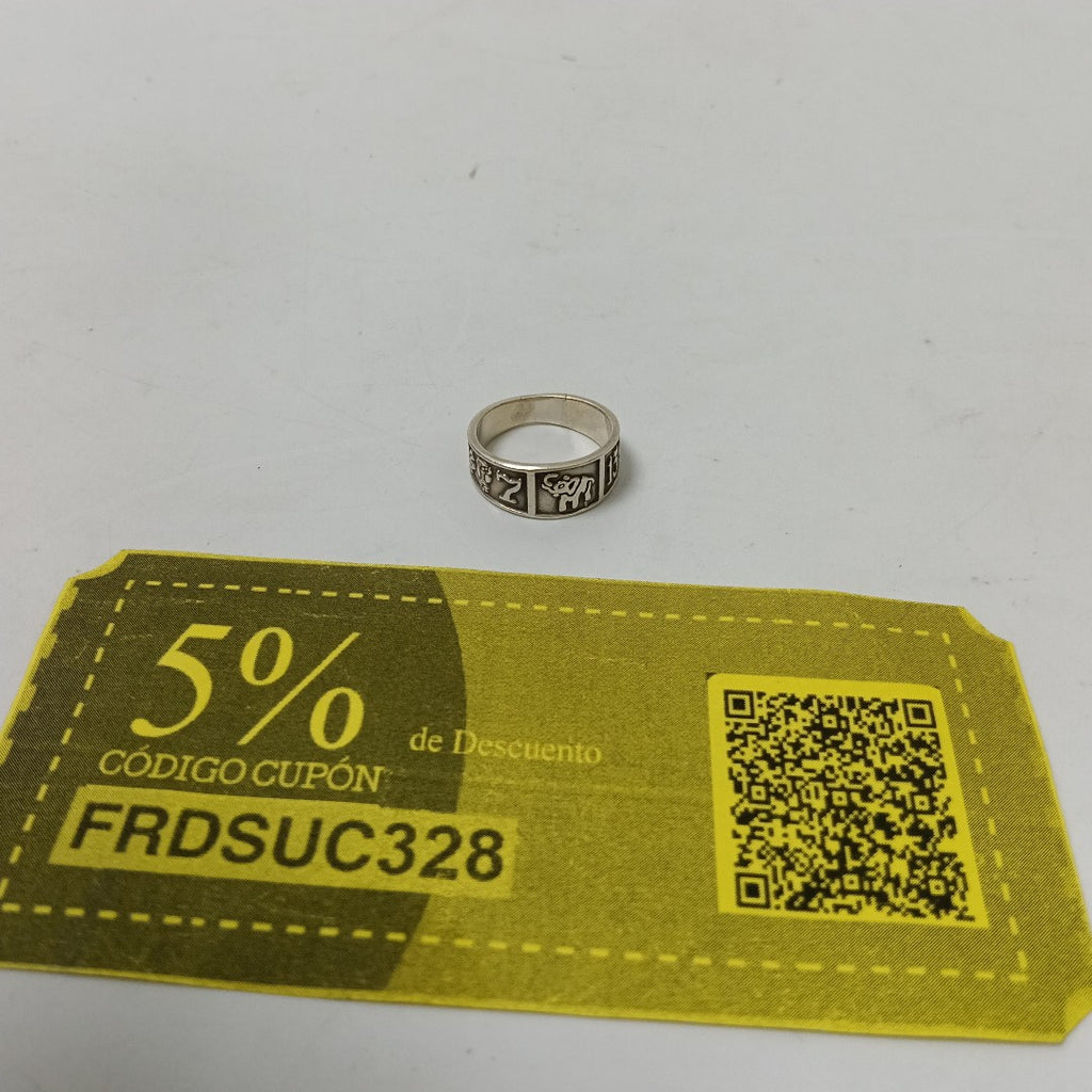 ARGOLLA DE LA SUERTE PLATA 5.2 GRMS (SEMINUEVO)