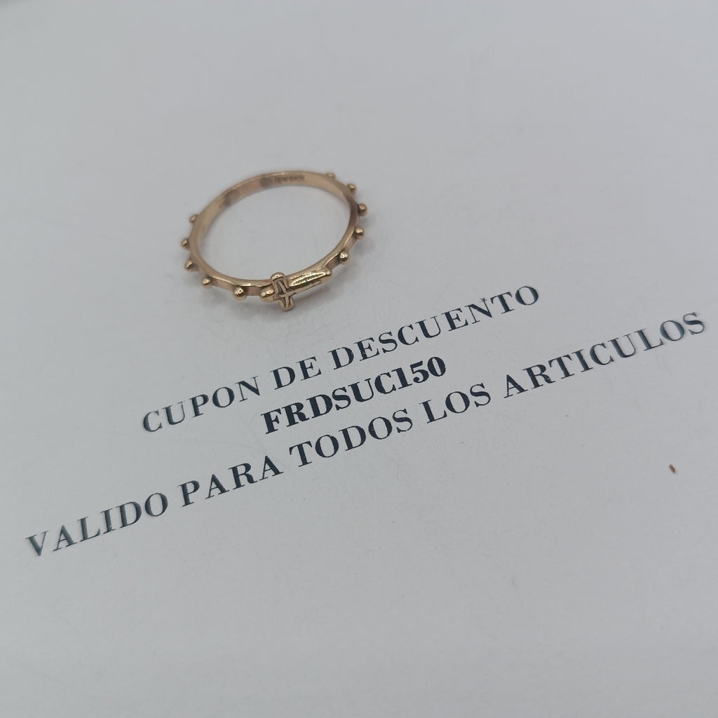 ANILLO ORO 10 K 2.1 GRMS (SEMINUEVO)