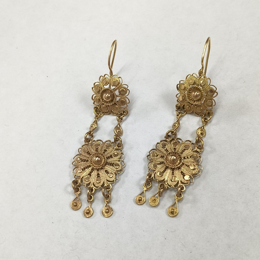 ARETES PAR ORO 8 K 5,50 GRMS (SEMINUEVO)