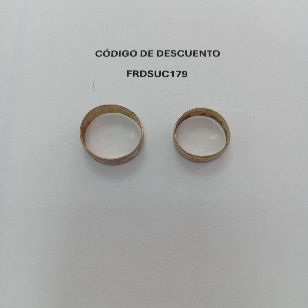 ARGOLLA ORO 10 K 3.3 GRMS (SEMINUEVO)