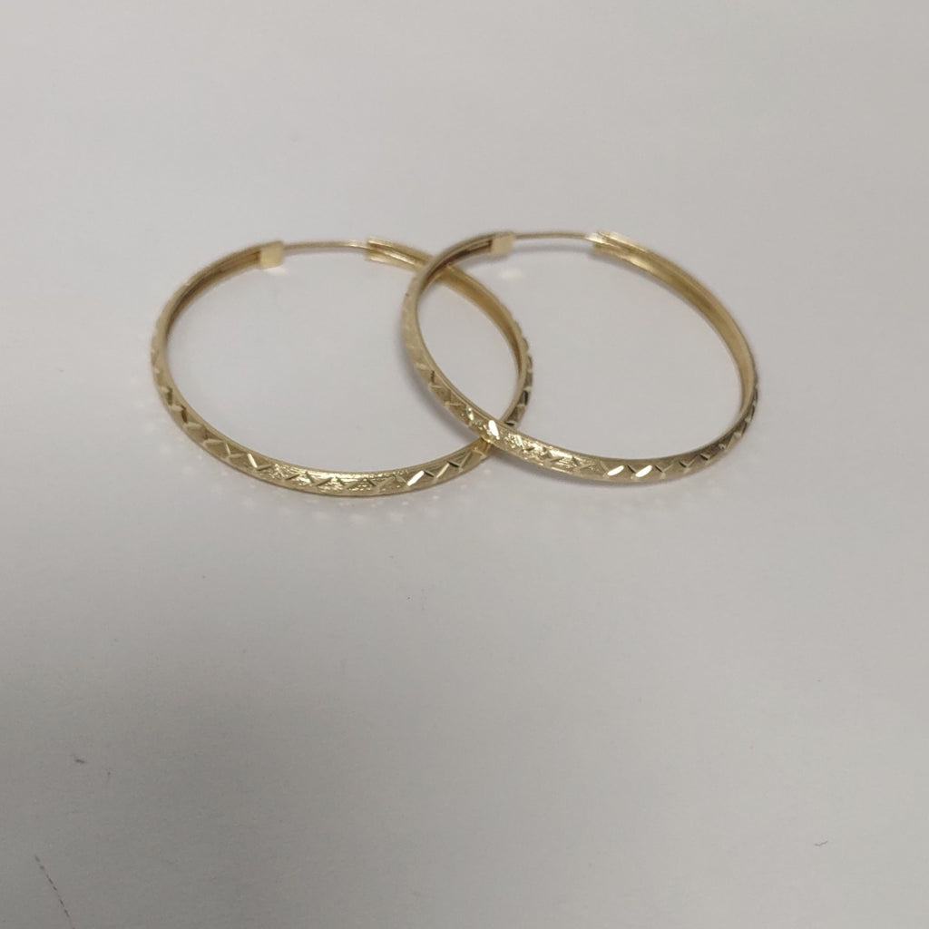 ARRACADAS PAR ORO 14 K 2.3 GRMS (SEMINUEVO)
