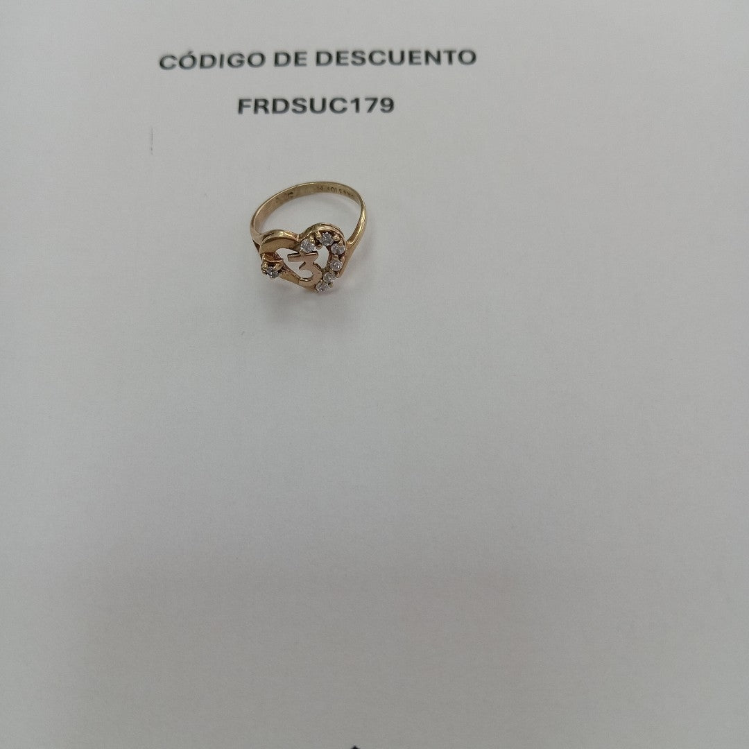 ANILLITO ORO 10 K 1.4 GRMS (SEMINUEVO)