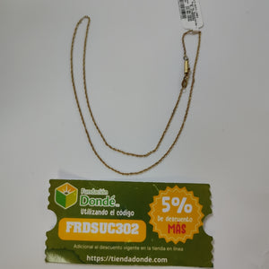 CADENA ORO 10 K 2,30 GRMS (SEMINUEVO)