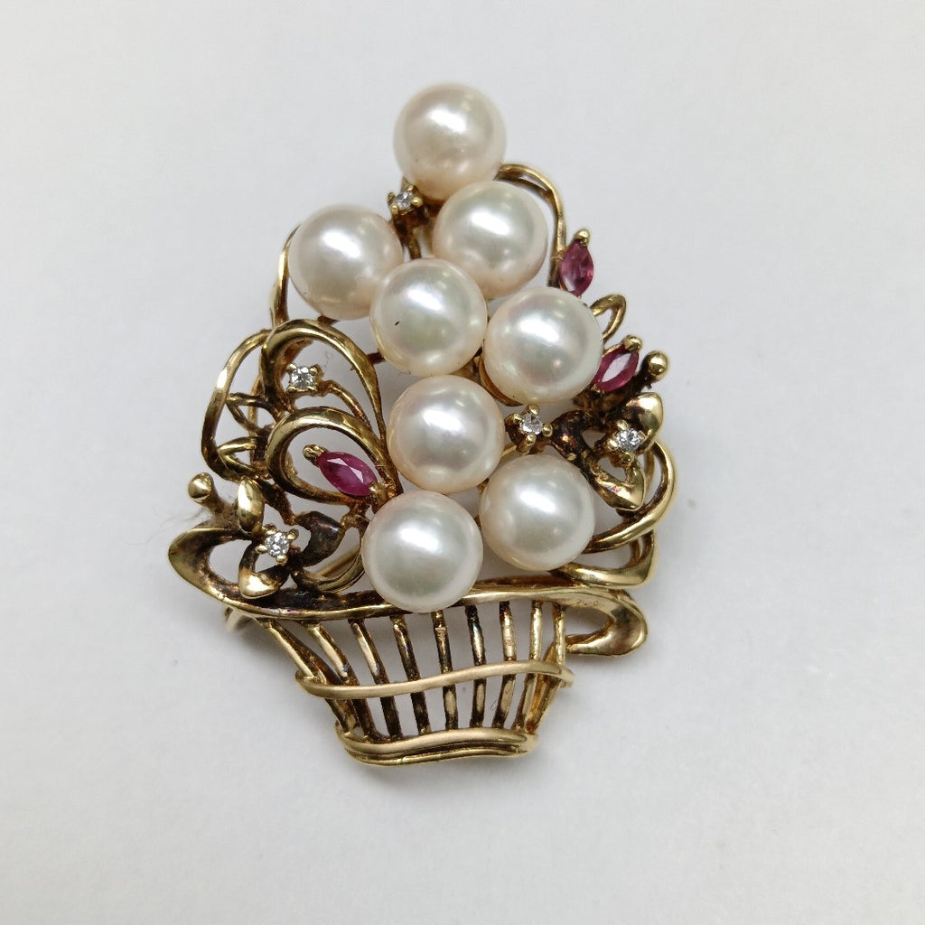 BROCHE ORO 14 K 11,70 GRMS (SEMINUEVO)