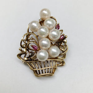 BROCHE ORO 14 K 11,70 GRMS (SEMINUEVO)