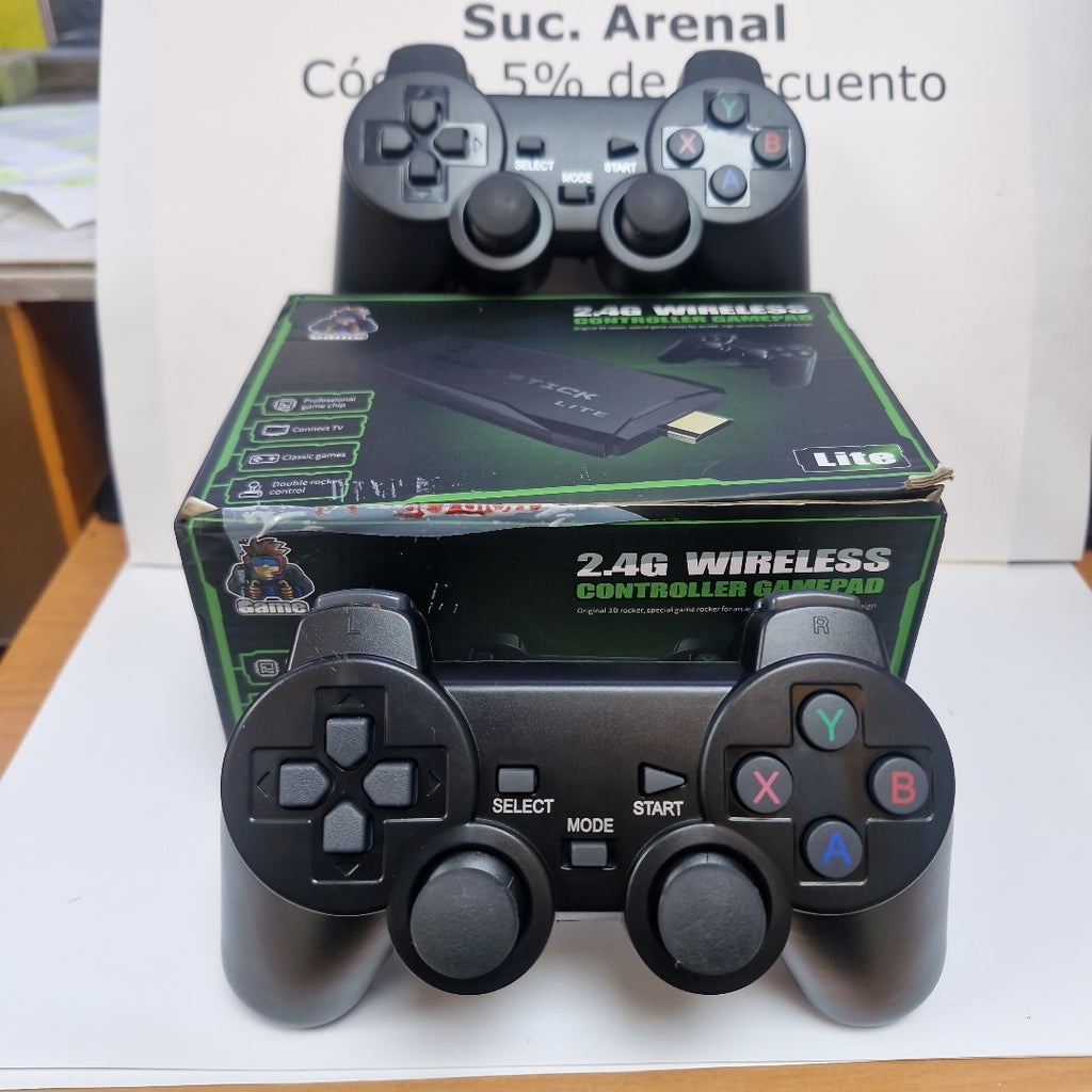 CONSOLA DE VIDEOJUEGO OTRAS MARCAS OTROS MODELOS GAME STICK 2 CONTROLES (SEMINUEVO)