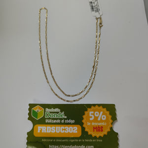 CADENA ORO 14 K 2.2 GRMS (SEMINUEVO)