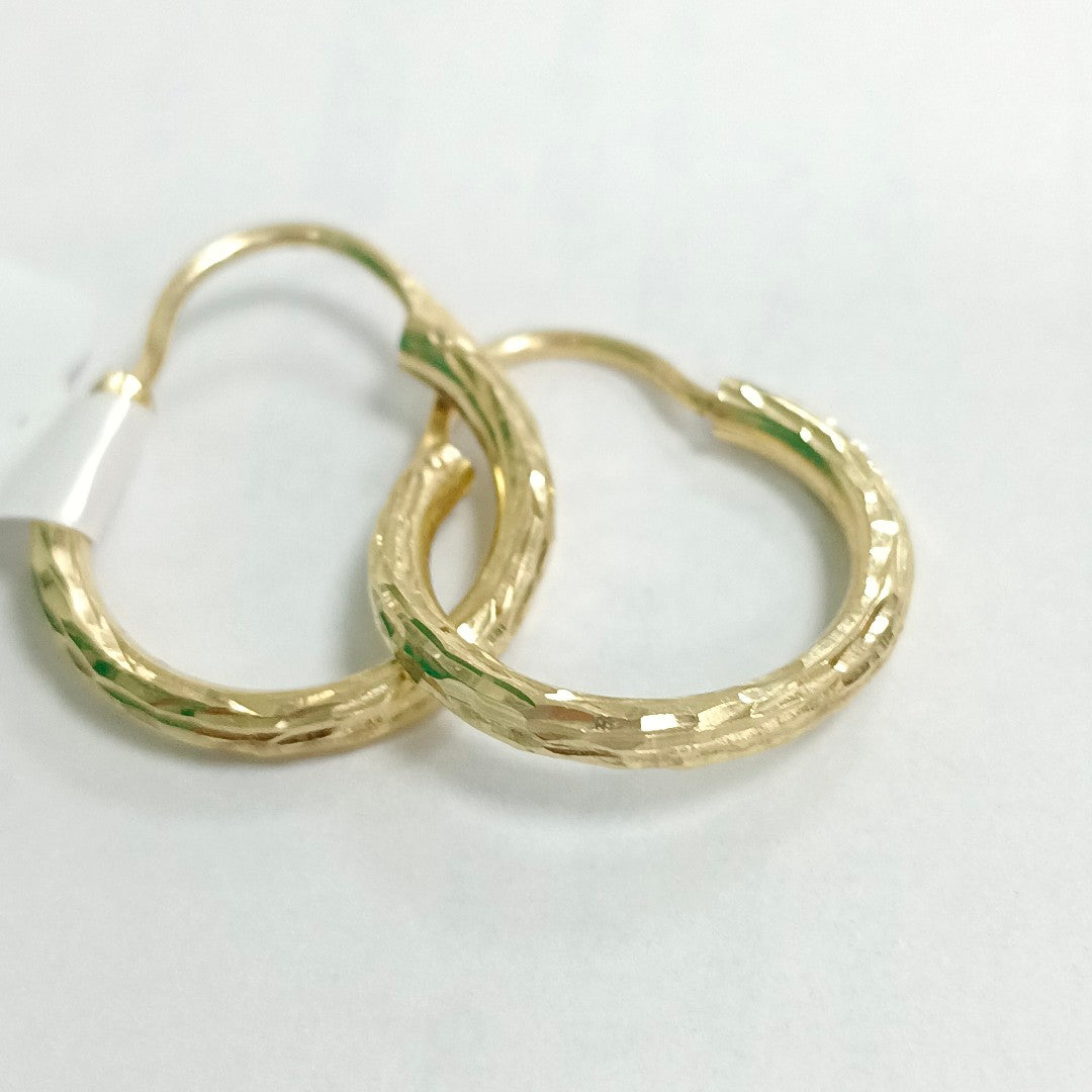 ARRACADAS PAR ORO 14 K 1.4 GRMS (SEMINUEVO)