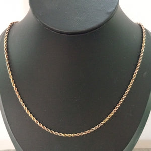 CADENA ORO COMBINADO 14 K 11.2 GRMS (SEMINUEVO)