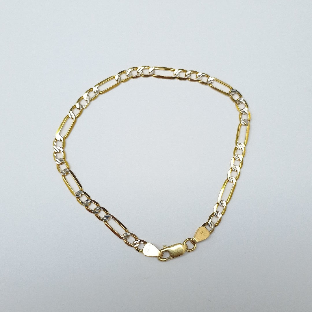 PULSERA ORO, RODIADO 14 K 3.9 GRMS (SEMINUEVO)
