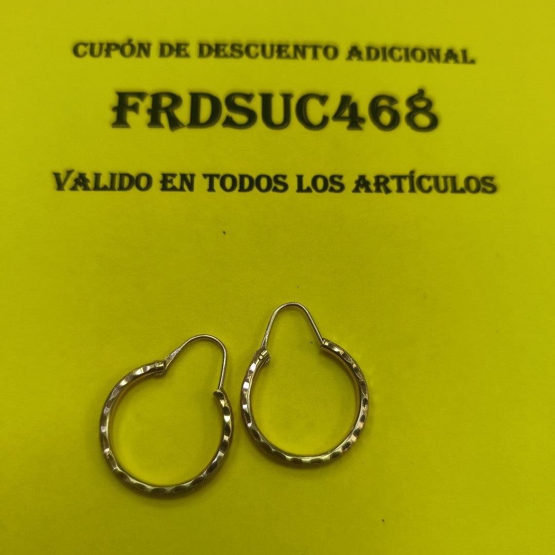 ARRACADAS PAR ORO 8 K 1,90 GRMS (SEMINUEVO)