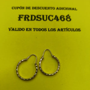ARRACADAS PAR ORO 8 K 1,90 GRMS (SEMINUEVO)
