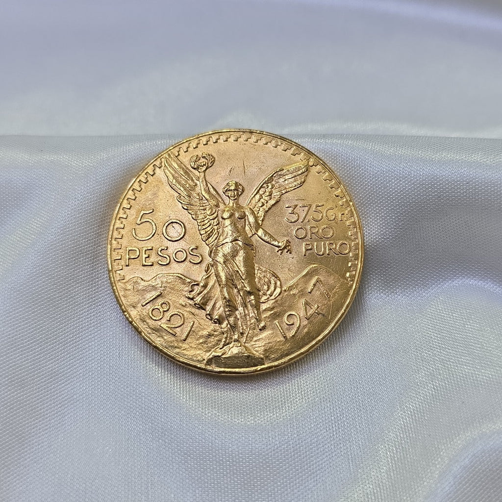 K1 41.6 GRMS 21 K IDENTIFICACIÓN MONEDA NOMINATIVA MONEDAS PESOS 50 PESO (SEMINUEVO)
