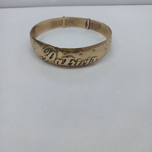 PULSERA RIGIDA ORO 14 K 14,80 GRMS (SEMINUEVO)