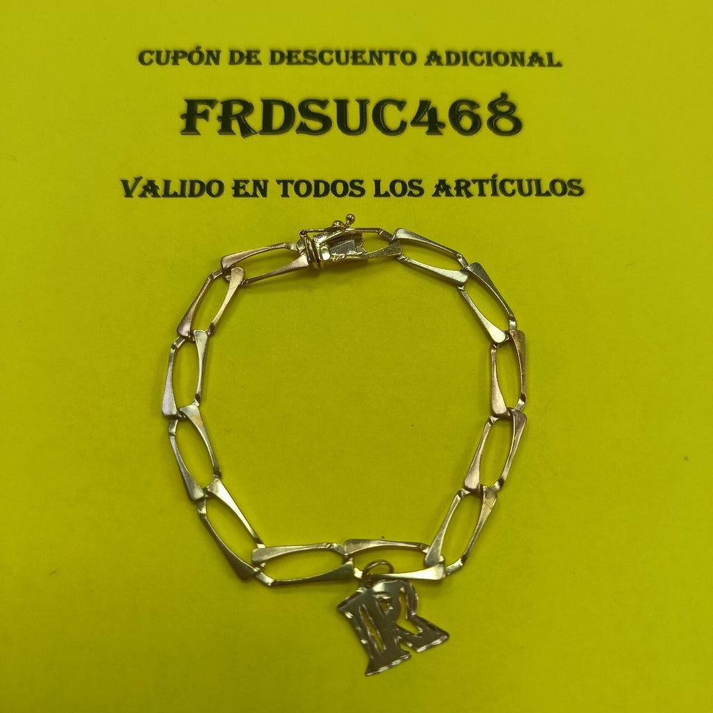 PULSERA ORO COMBINADO 10 K 6,00 GRMS (SEMINUEVO)