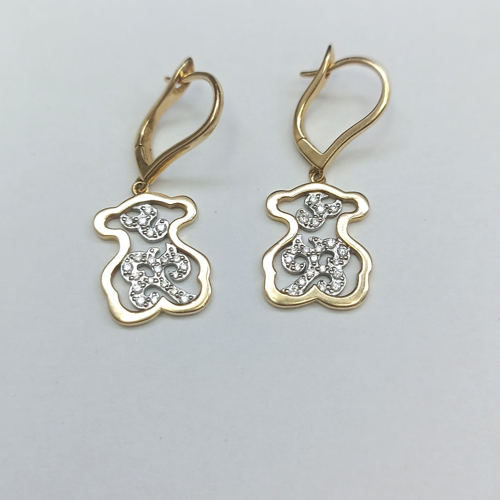 ARETES PAR ORO 16K 4,70 GRMS (SEMINUEVO)