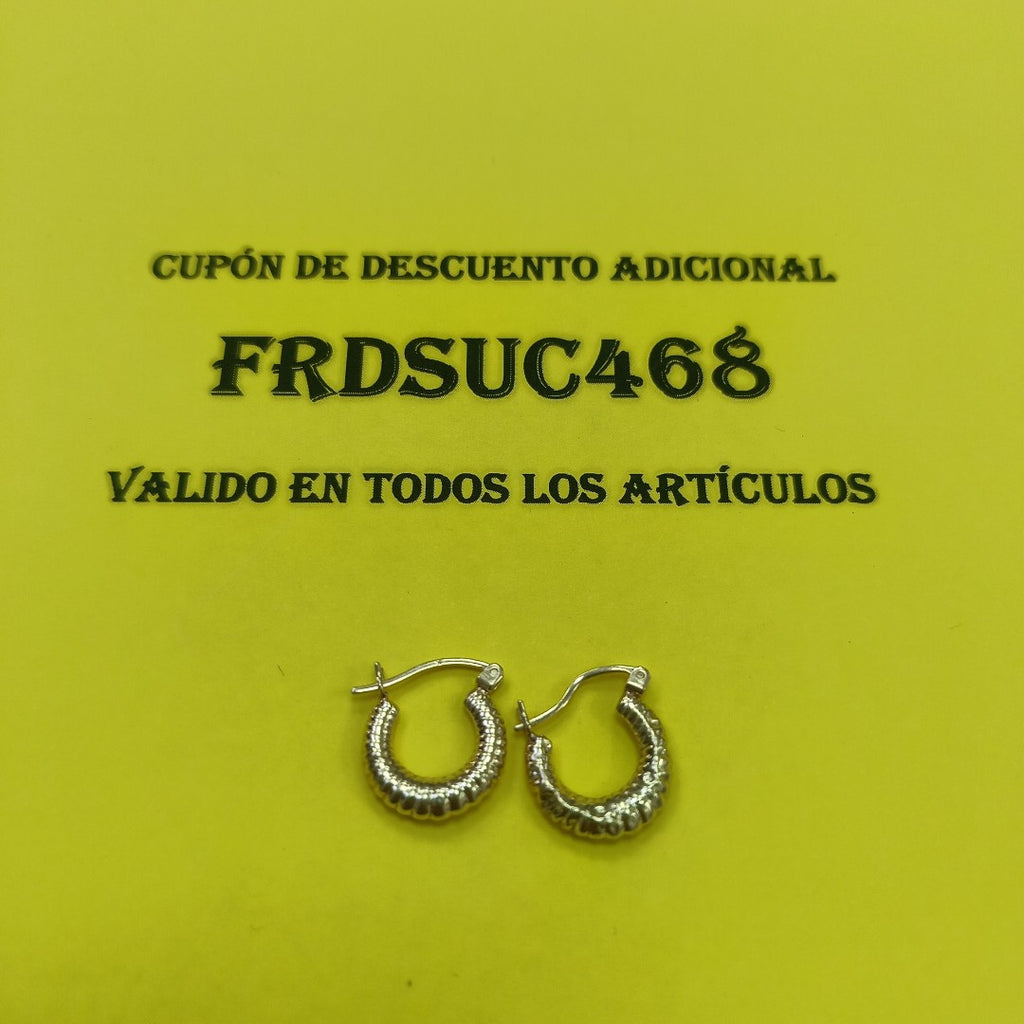 ARRACADAS PAR ORO 10 K 1,00 GRMS (SEMINUEVO)