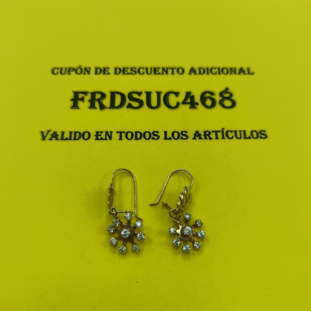 ARETES PAR ORO 10 K 1,90 GRMS (SEMINUEVO)