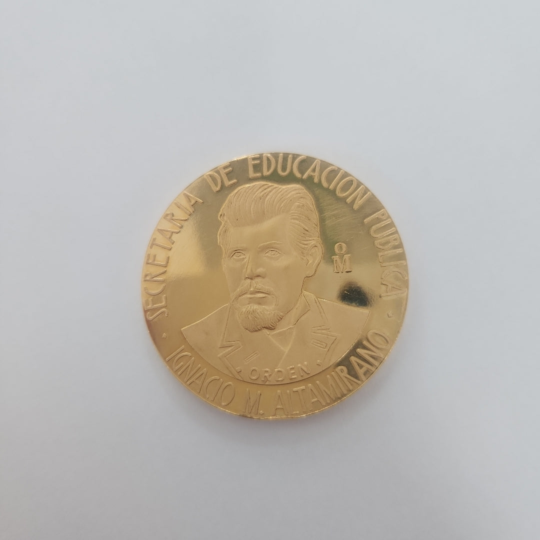 MEDALLA CONMEMORATIVA ORO 21 K 42,00 GRMS (SEMINUEVO)