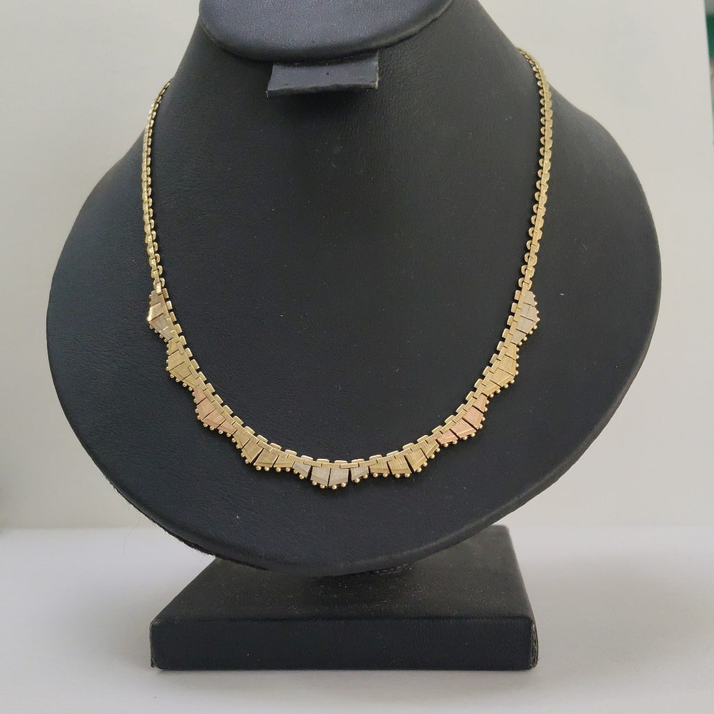 GARGANTILLA ORO, ORO COMBINADO 14 K 14.6 GRMS (SEMINUEVO)