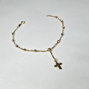 PULSERA ORO, ORO COMBINADO 14 K 1.9 GRMS (SEMINUEVO)