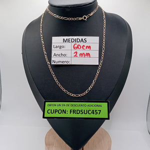 CADENA ORO COMBINADO 10 K 4,40 GRMS (SEMINUEVO)