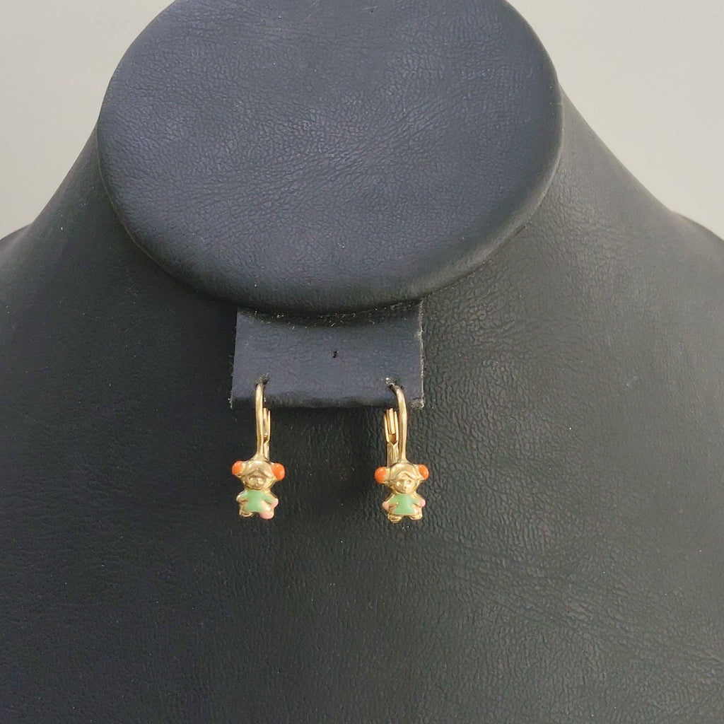 ARETES PAR ORO 14 K 1,60 GRMS (SEMINUEVO)